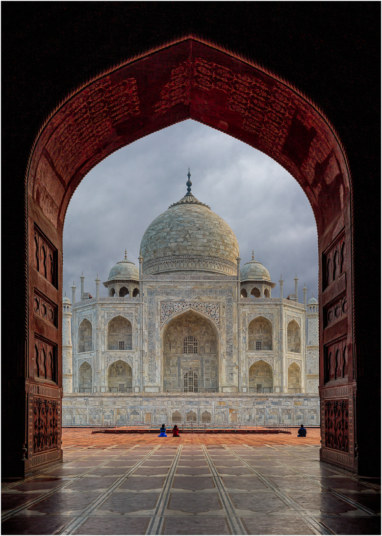 TAJ MAHAL FROM MOSQUE by Jack Worsnop