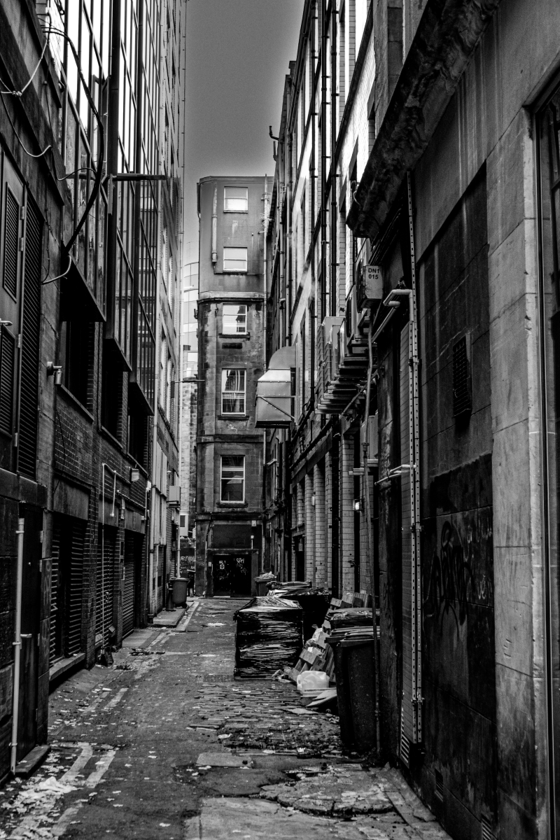 ALLEY IN GLASGOW by Christine Sweeney