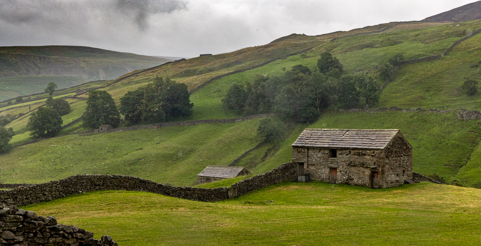 BARN IN THE YORKSHIRE DALES by Patrick Wallis