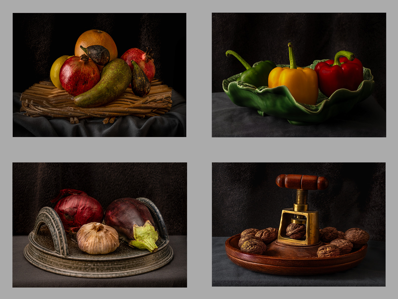 A CORNUCOPIA OF FRUIT AND VEGETABLES by Ray Andrews