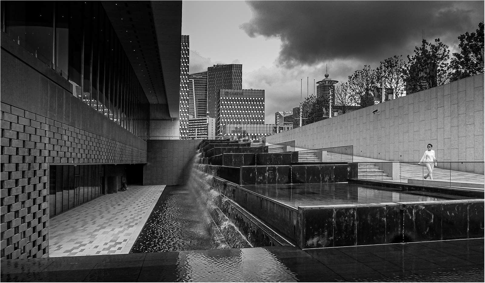 BRISK WALK AS THE STORM APPROACHES by Andy Jackson