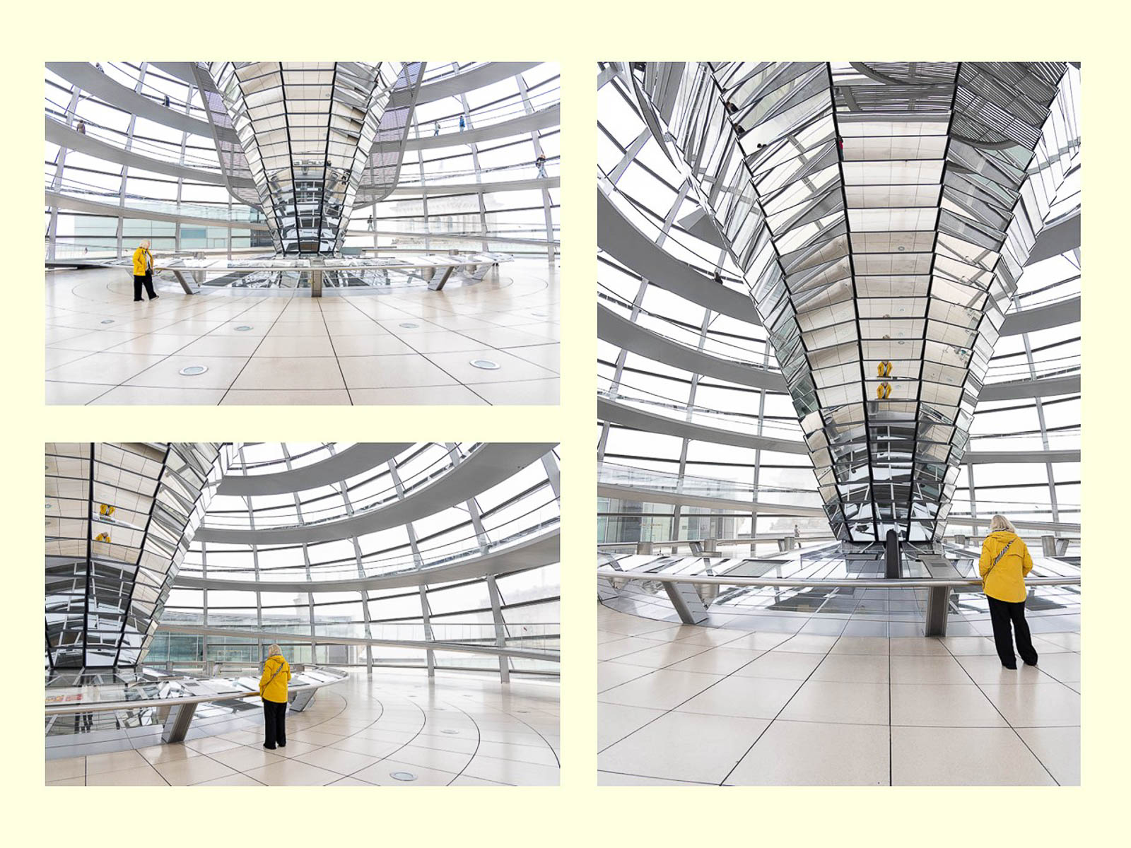DIE GELBE DAME IM REICHSTAG by Sally Herbert